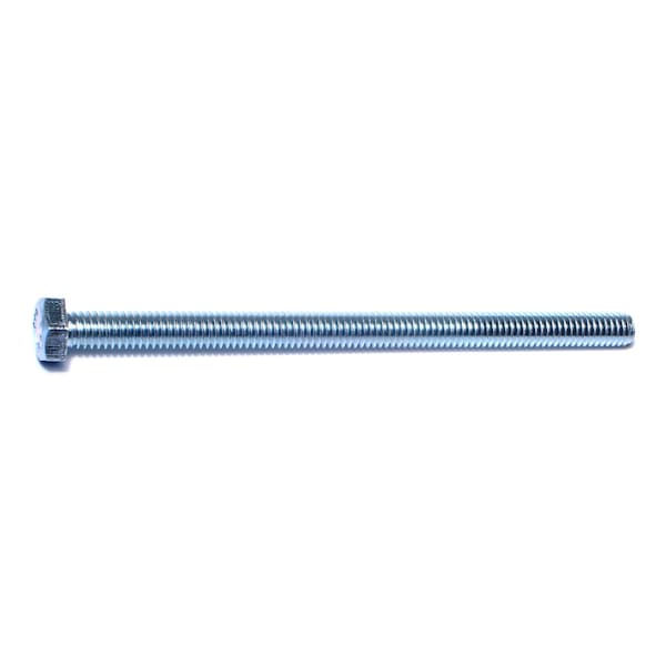 Midwest Fastener 5/16"-18 Hex Head Tap Bolt, Zinc Plated Steel, 5 in L, 8 PK 63326 - main